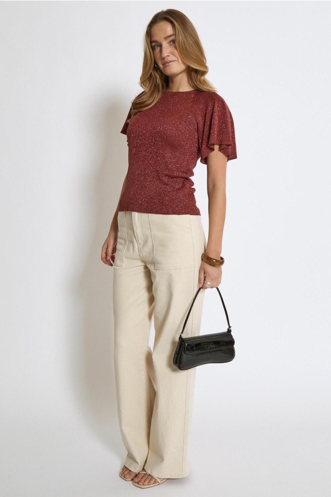 MAKIA KNIT T SHIRT MI6634 4800MET SMOKED PAPRIKA MET